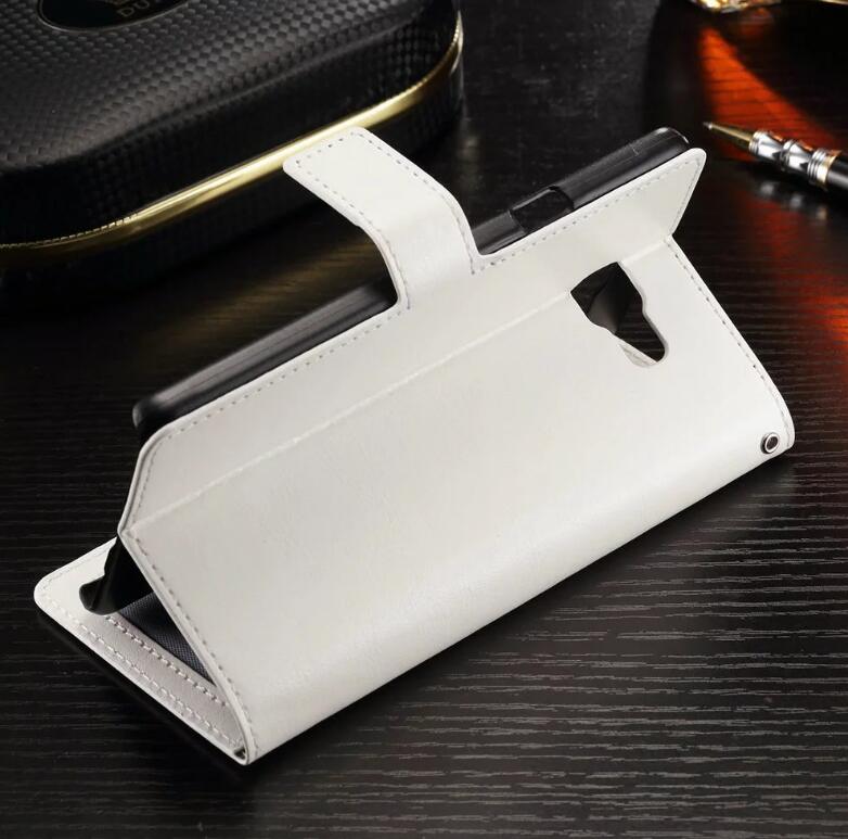 Galaxy J5 prime vintage fine leather wallet case