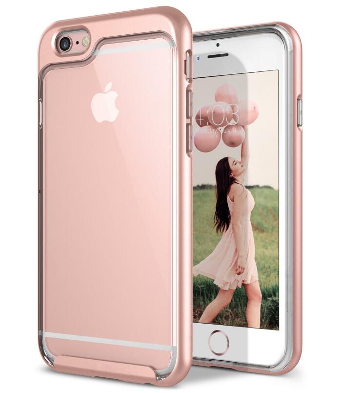 iPhone 6 6s case bumper w clear gel back cover