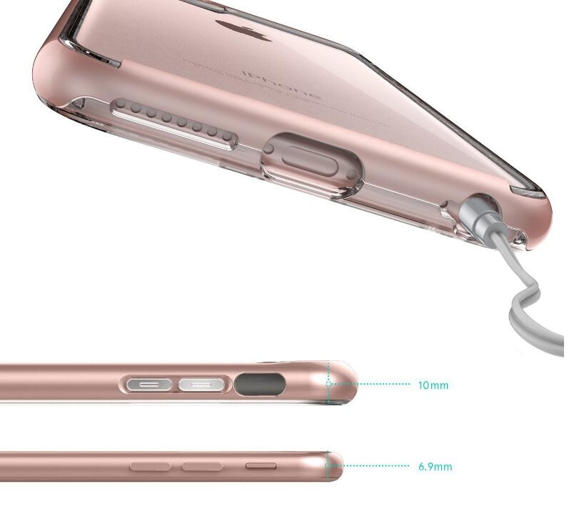 iPhone 6 6s case bumper w clear gel back cover
