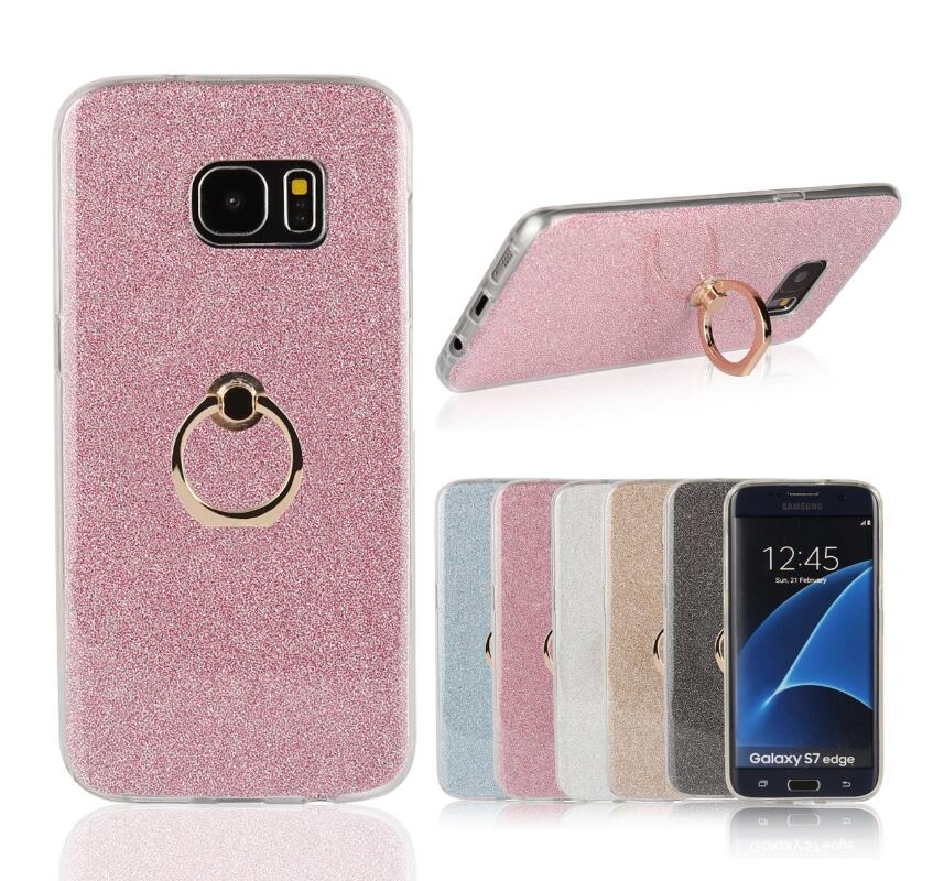 Gaxlaxy S7 Soft tpu Bling Kickstand Case with Ring Rotary Metal Mount Gaxlaxy S7 Soft tpu Bling Kickstand Case with Ring Rotary Metal Mount