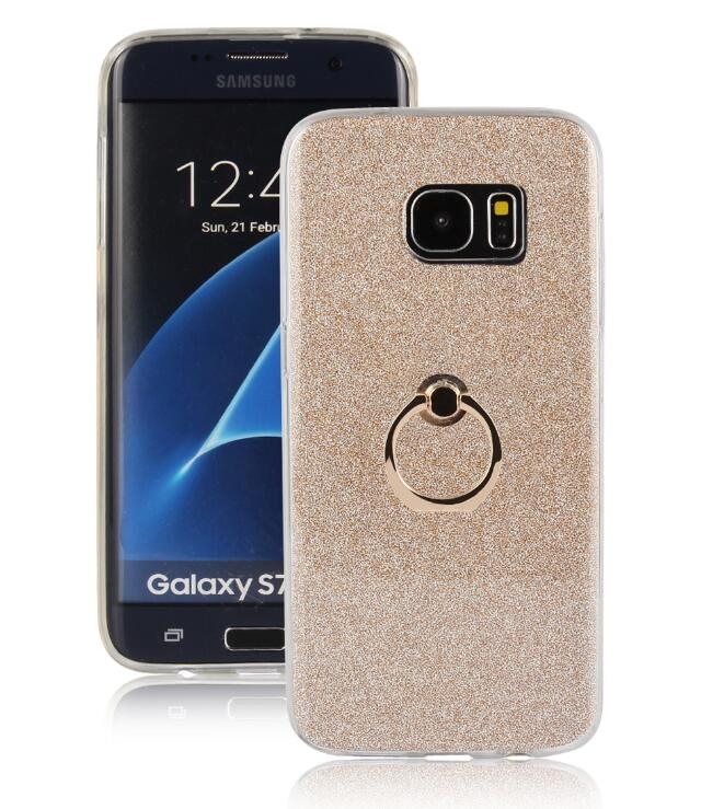 Gaxlaxy S7 Soft tpu Bling Kickstand Case with Ring Rotary Metal Mount Gaxlaxy S7 Soft tpu Bling Kickstand Case with Ring Rotary Metal Mount