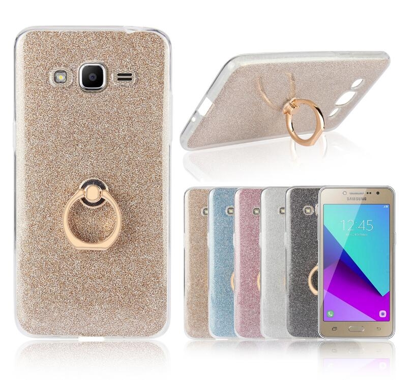 Gaxlaxy J2 PRIME Soft tpu Bling Kickstand Case with Ring Rotary Metal Mount Gaxlaxy J2 PRIME Soft tpu Bling Kickstand Case with Ring Rotary Metal Mount