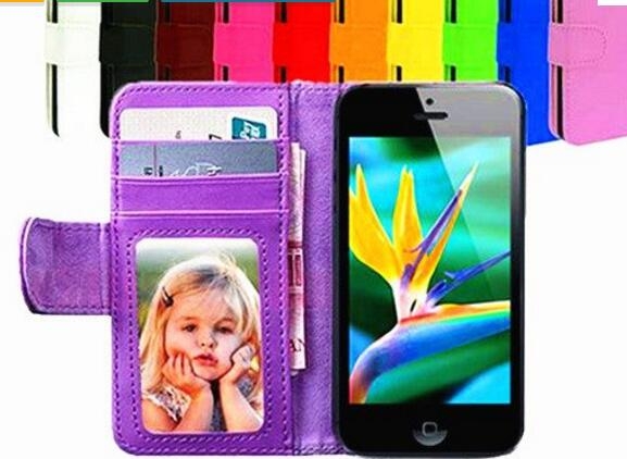 iPhone 7  wallet leather ID window case