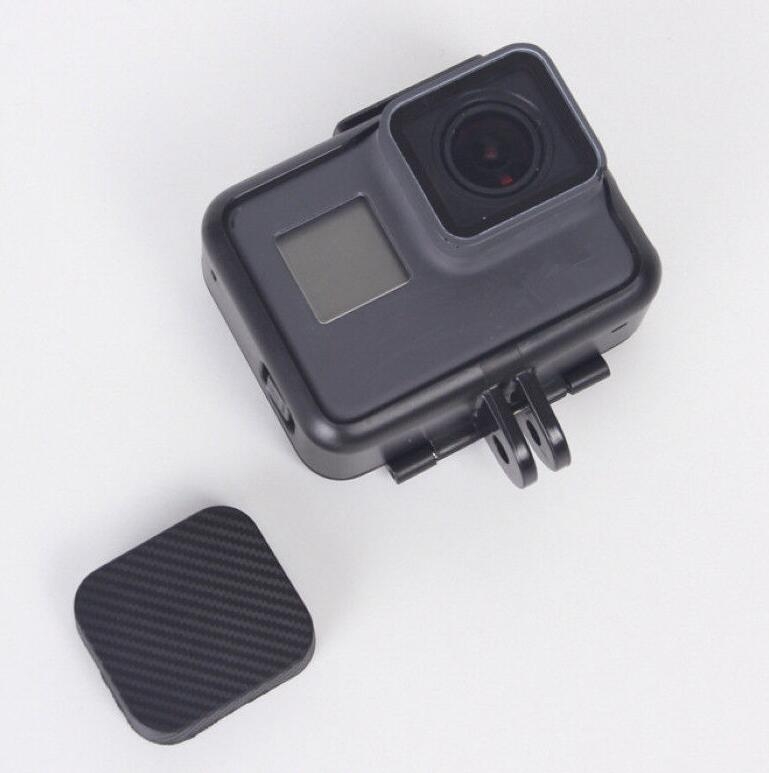 Lens Protector Cover Carbon Fiber Cap For Gopro Hero 5 Camera Accessories