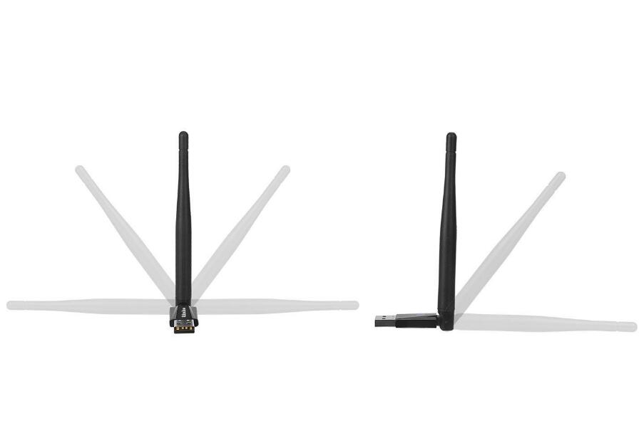 300M USB2.0 Wifi Wireless Network Adapter Dongle+Antenna 802.11n/g/b LAN Card