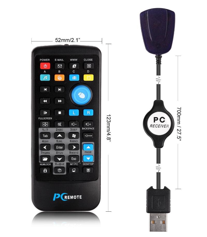 Wireless USB Laptop PC Keyboard Mouse Remote Control Media Center Controller Wireless USB Laptop PC Keyboard Mouse Remote Control Media Center Controller