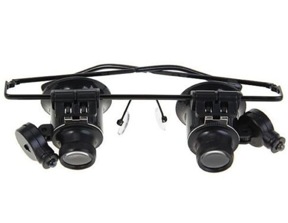 Magnifying Glasses 20X Jewellery Repair Magnifier with LED Light
