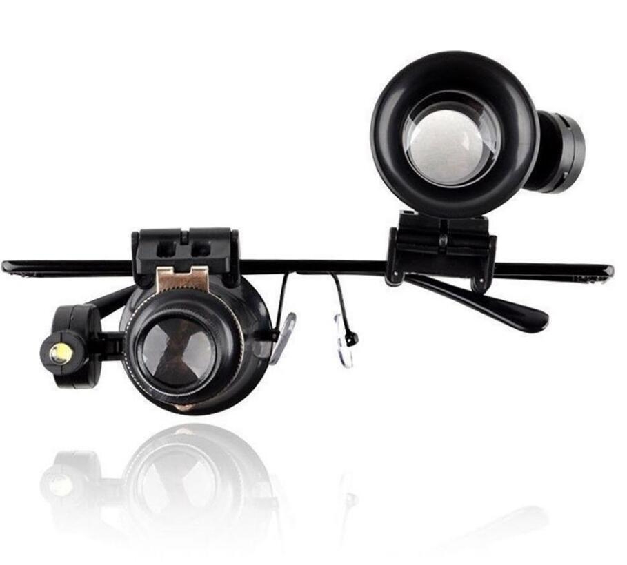 Magnifying Glasses 20X Jewellery Repair Magnifier with LED Light