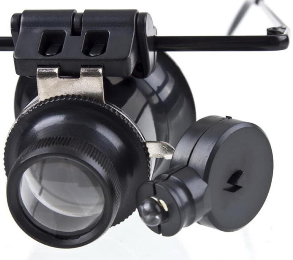 Magnifying Glasses 20X Jewellery Repair Magnifier with LED Light