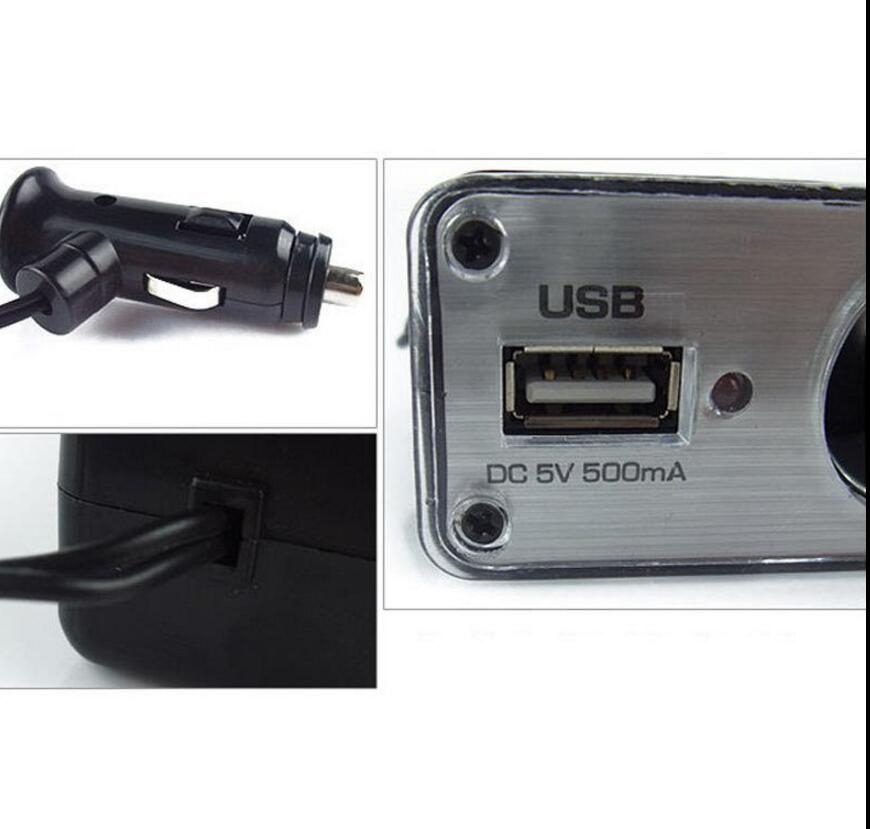 Car Cigarette Lighter Multi Socket Splitter 3 Way USB Charger Port