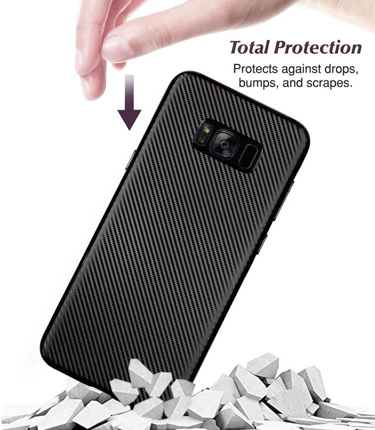 GALAXY S8 case impact proof rugged case with carbon fiber