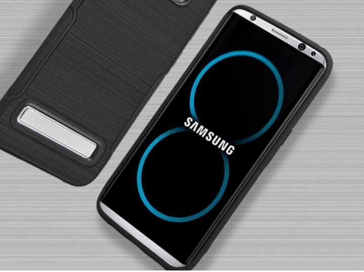 Galaxy S8 Slim Armor Carbon Fiber Brushed TPU Soft Kickstand cover case Galaxy S8 Slim Armor Carbon Fiber Brushed TPU Soft Kickstand cover case