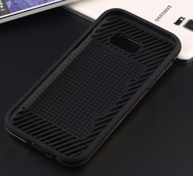 Galaxy A7 2017 impact proof hybrid case card clip Brushed Metal Texture Galaxy A7 2017 impact proof hybrid case card clip Brushed Metal Texture