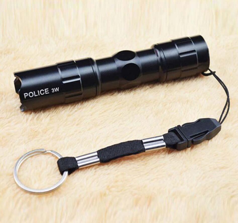 3W Police LED Mini Waterproof Ultra Bright Flashlight Torch Camping Hiking