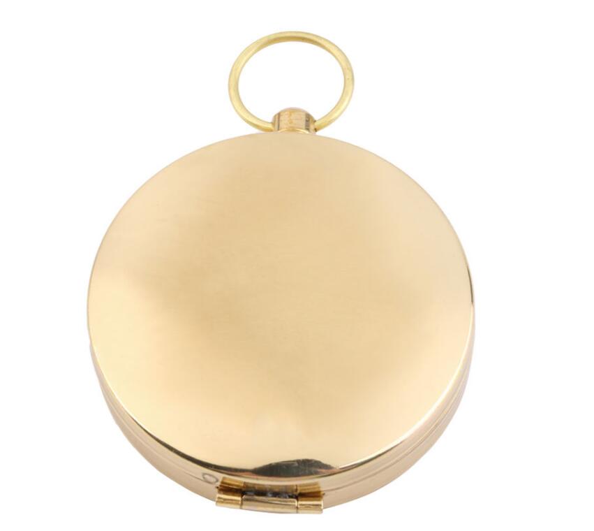 Gold mini Portable Pocket Navigation Compass for Camping Hiking Outdoor Sports