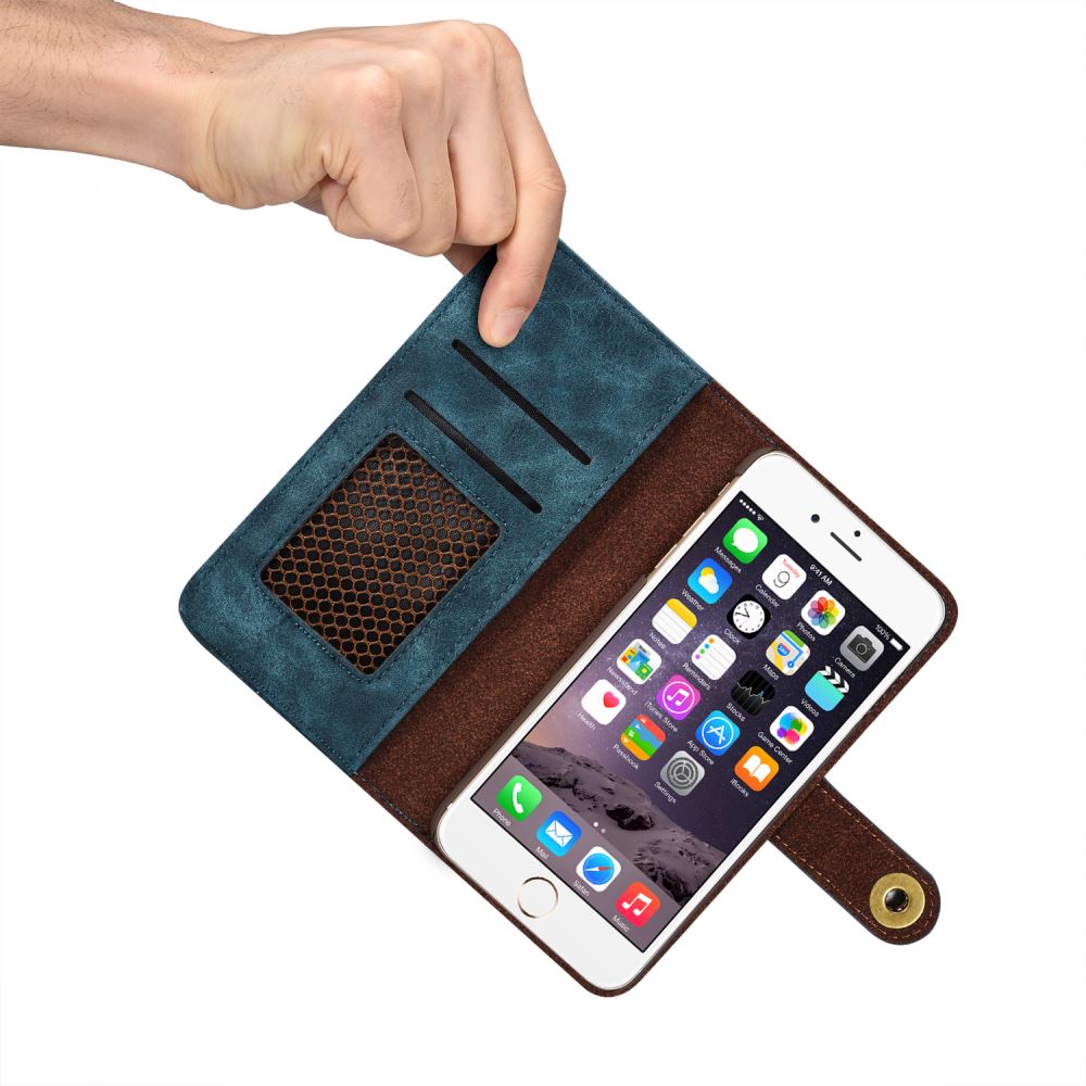 iphone 7 plus case wallet 4 cards leather detachable case