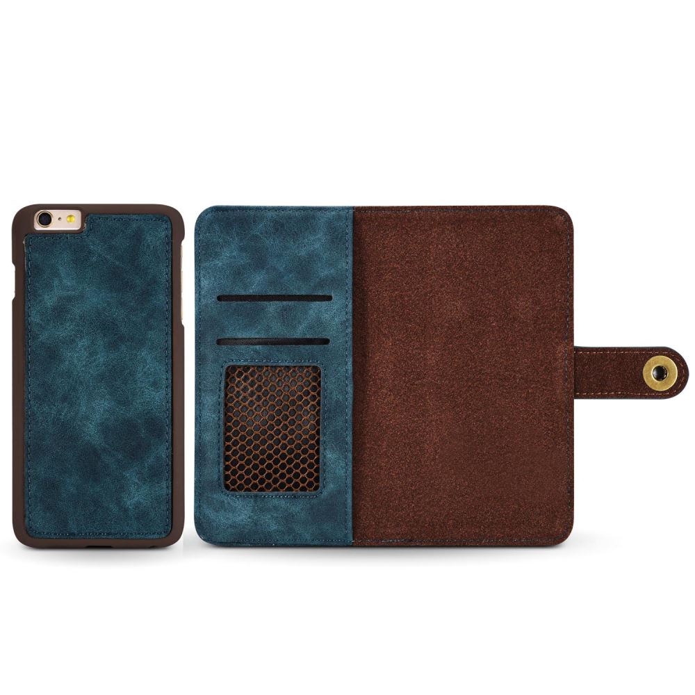 iphone 7 plus case wallet 4 cards leather detachable case