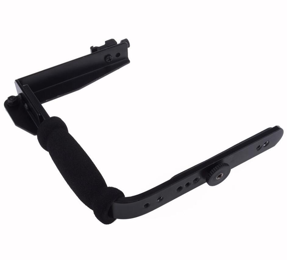 Universal Camera Arm Quick Flip Flash Bracket Grip Holder For Nikon Canon DSLR