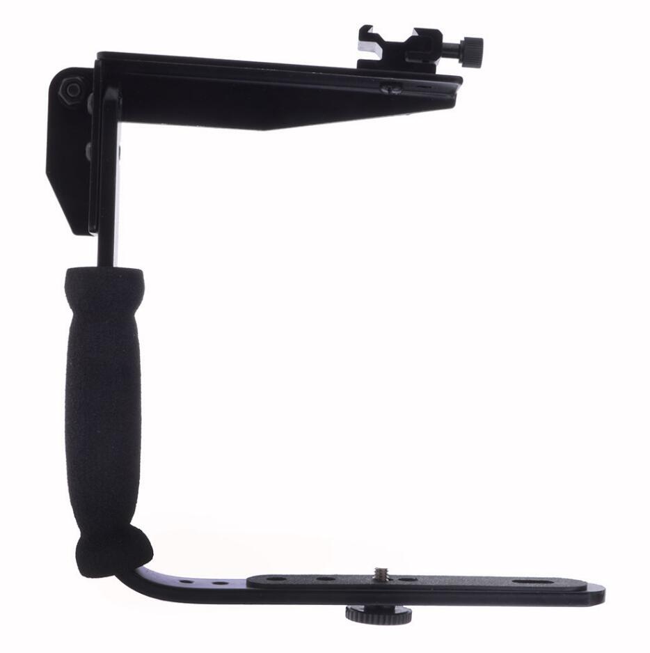 Universal Camera Arm Quick Flip Flash Bracket Grip Holder For Nikon Canon DSLR