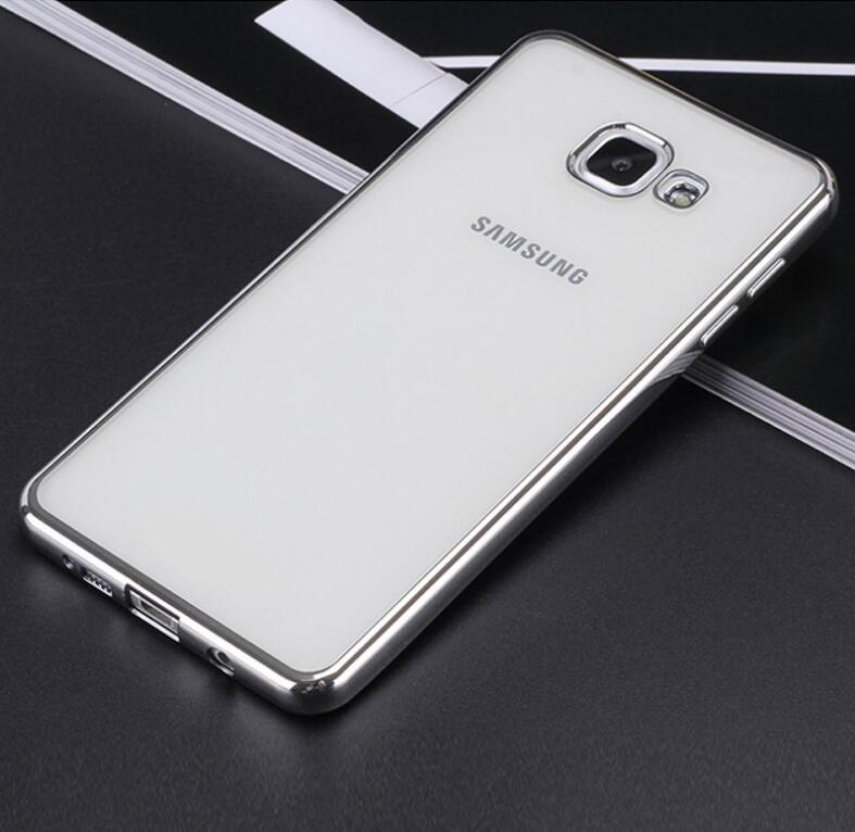 Galaxy A3 2017 case bumper w clear gel back cover