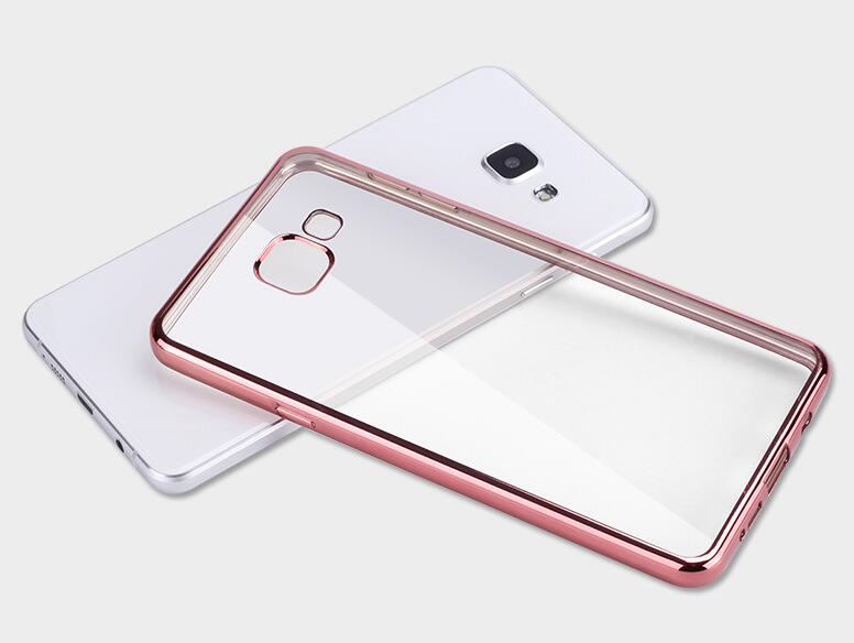 Galaxy A5 2017 case bumper w clear gel back cover