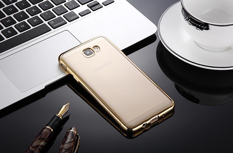 Galaxy A5 2017 case bumper w clear gel back cover