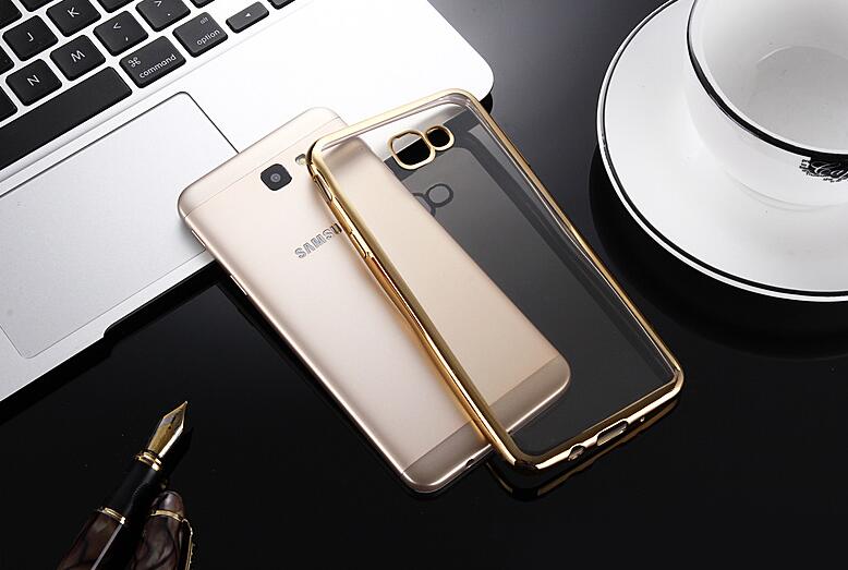 Galaxy A7 2017 case bumper w clear gel back cover