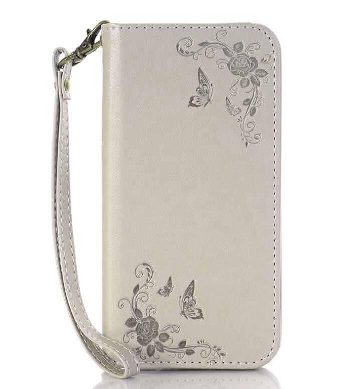 Galaxy A3 2017 Premium Embossing wallet leather case