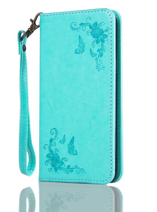 Galaxy A3 2017 Premium Embossing wallet leather case
