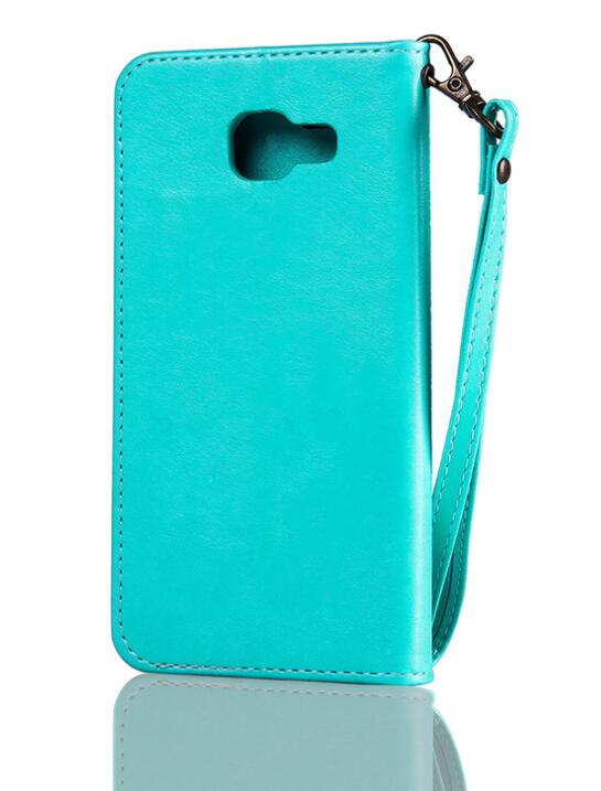 Galaxy A3 2017 Premium Embossing wallet leather case