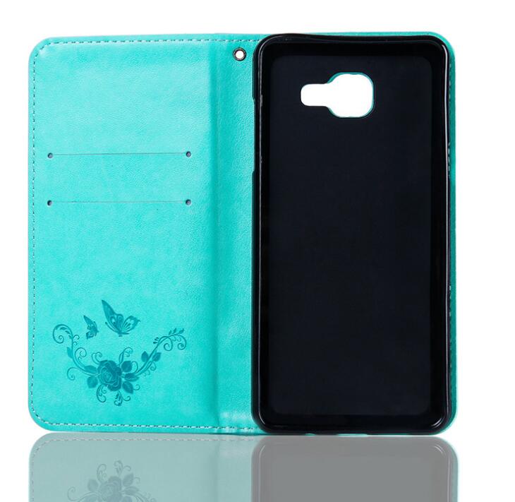 Galaxy A3 2017 Premium Embossing wallet leather case