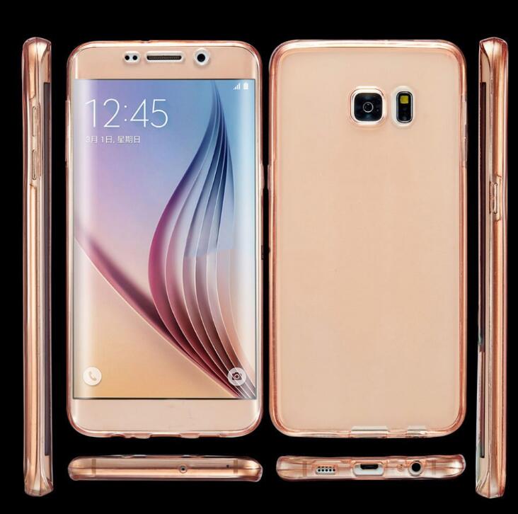 Galaxy A3 2017 2 piece transparent full body protector case