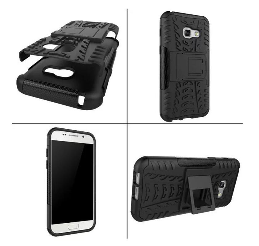 Samsung Galaxy A3 2017 Heavy Duty Hybrid Kickstand Case