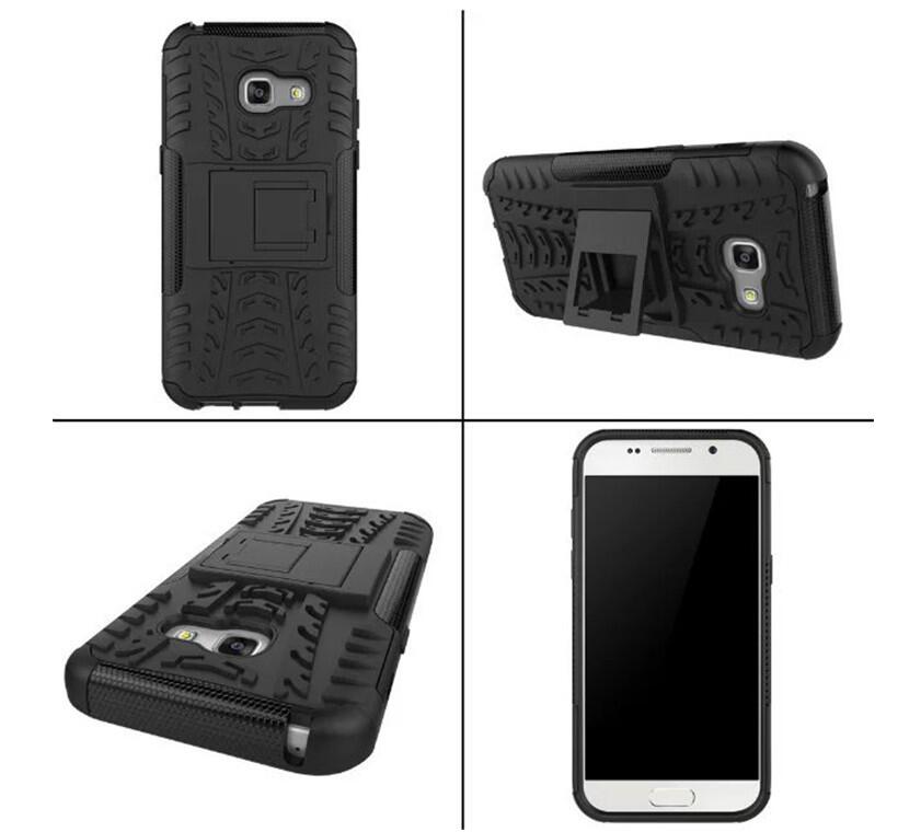 Samsung Galaxy A3 2017 Heavy Duty Hybrid Kickstand Case