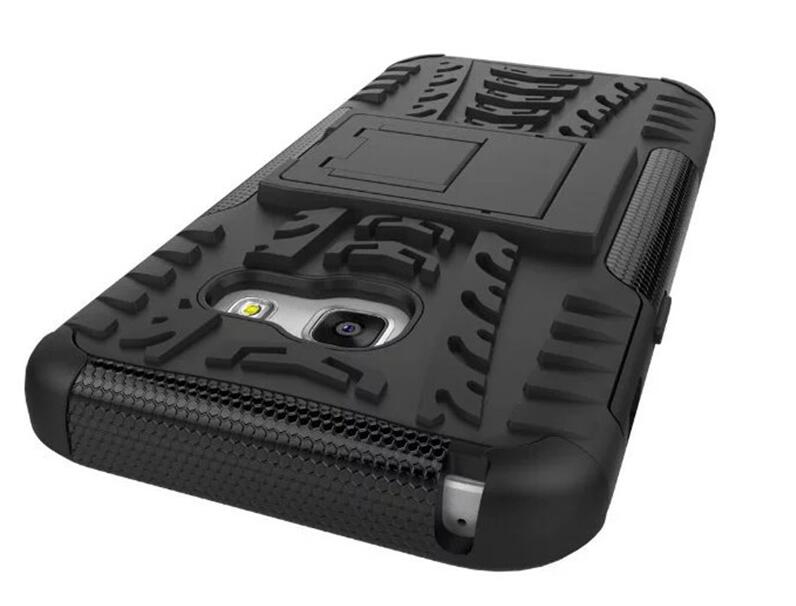 Samsung Galaxy A3 2017 Heavy Duty Hybrid Kickstand Case