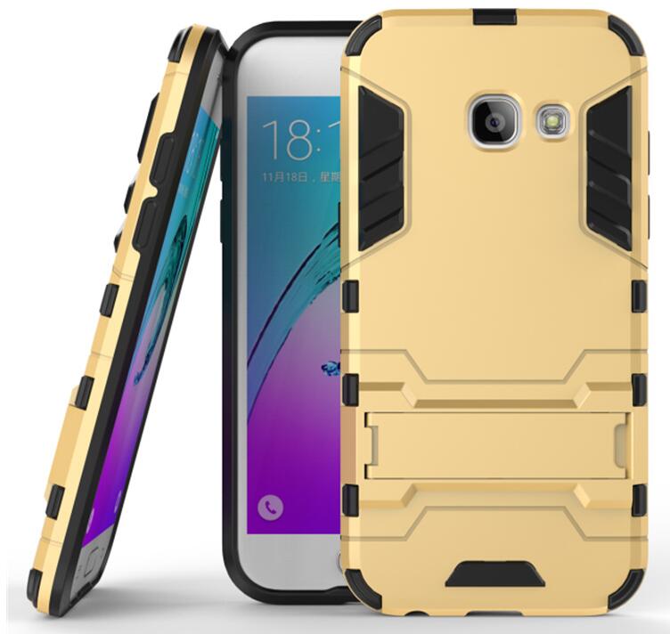 Galaxy A3 2017 Case Heavy Duty Hybrid Kickstand
