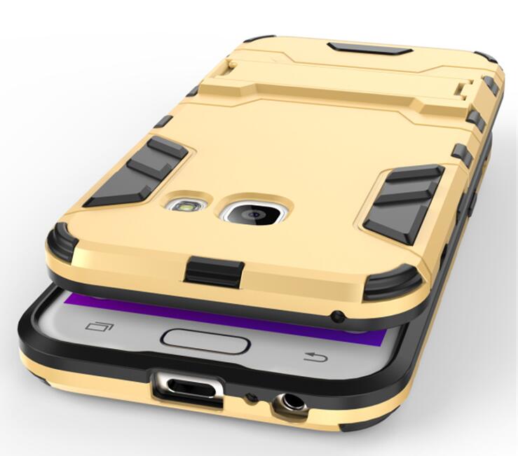 Galaxy A3 2017 Case Heavy Duty Hybrid Kickstand