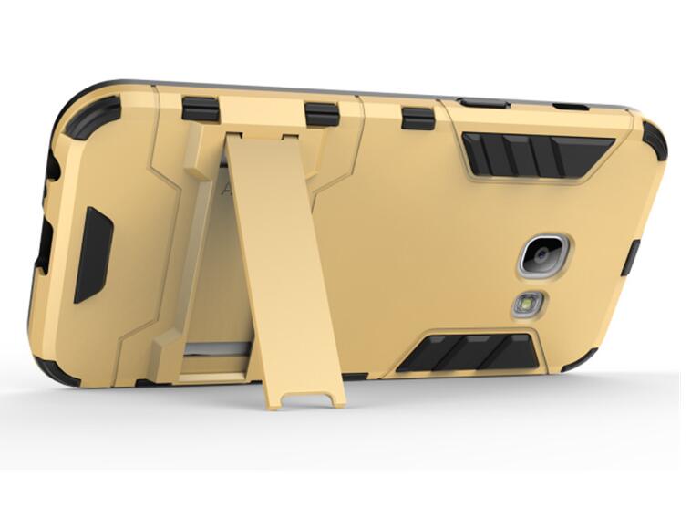 Galaxy A3 2017 Case Heavy Duty Hybrid Kickstand