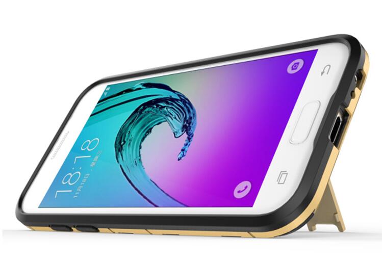 Galaxy A3 2017 Case Heavy Duty Hybrid Kickstand