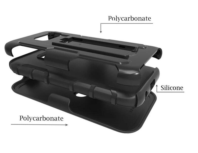 Galaxy A5 2017 Hybrid armor Case Belt Clip Holster