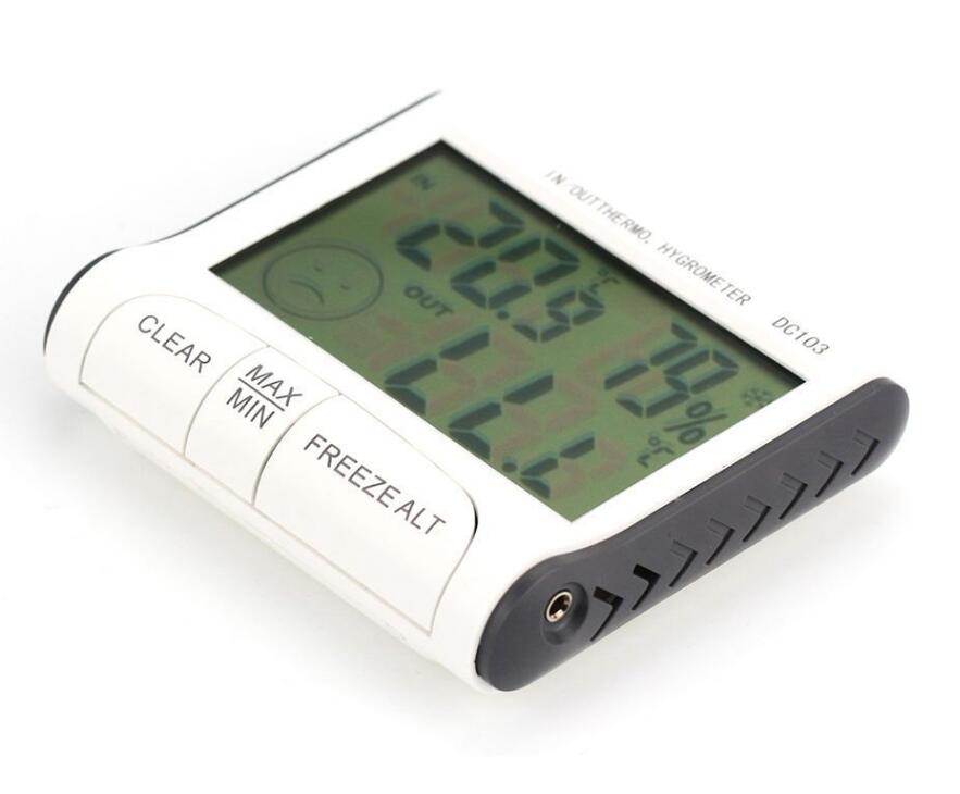 Indoor Outdoor Digital LCD Thermometer Hygrometer