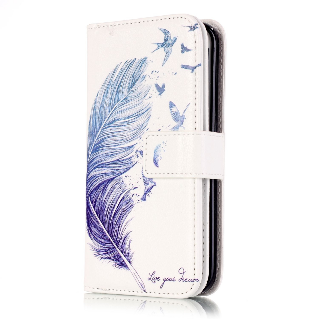 Galaxy S6 Edge Multifunction full cash 9x card slots wallet leather case