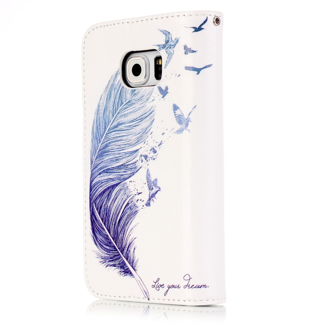 Galaxy S6 Edge Multifunction full cash 9x card slots wallet leather case