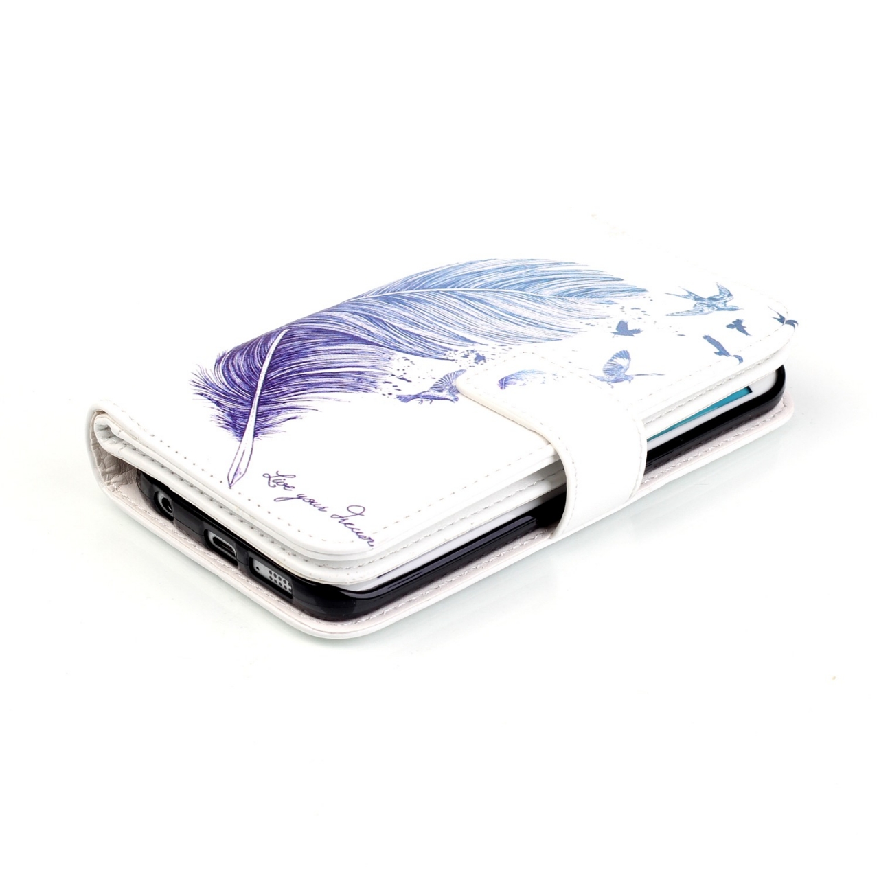 Galaxy S6 Edge Multifunction full cash 9x card slots wallet leather case