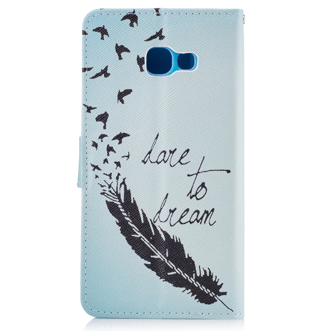 Galaxy A5 2017 case wallet leather case printed