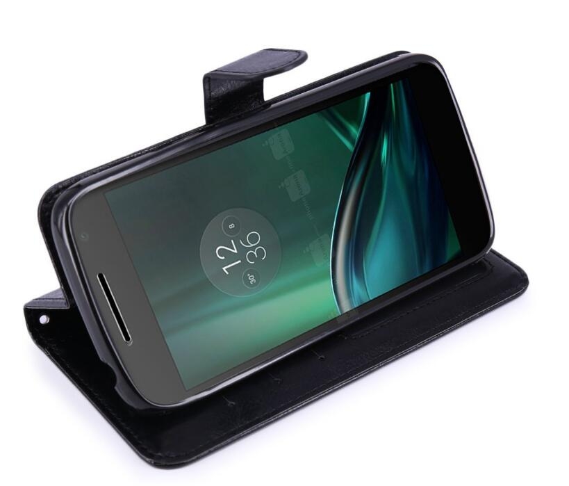 MOTO G4 PLAY vintage fine leather wallet case MOTO G4 PLAY vintage fine leather wallet case