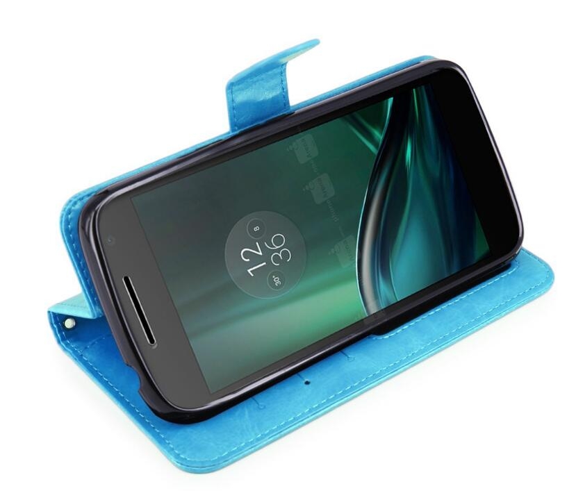 MOTO G4 PLAY vintage fine leather wallet case