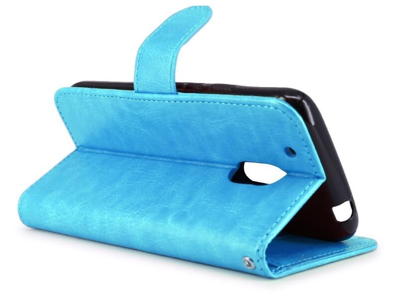MOTO G4 PLAY vintage fine leather wallet case