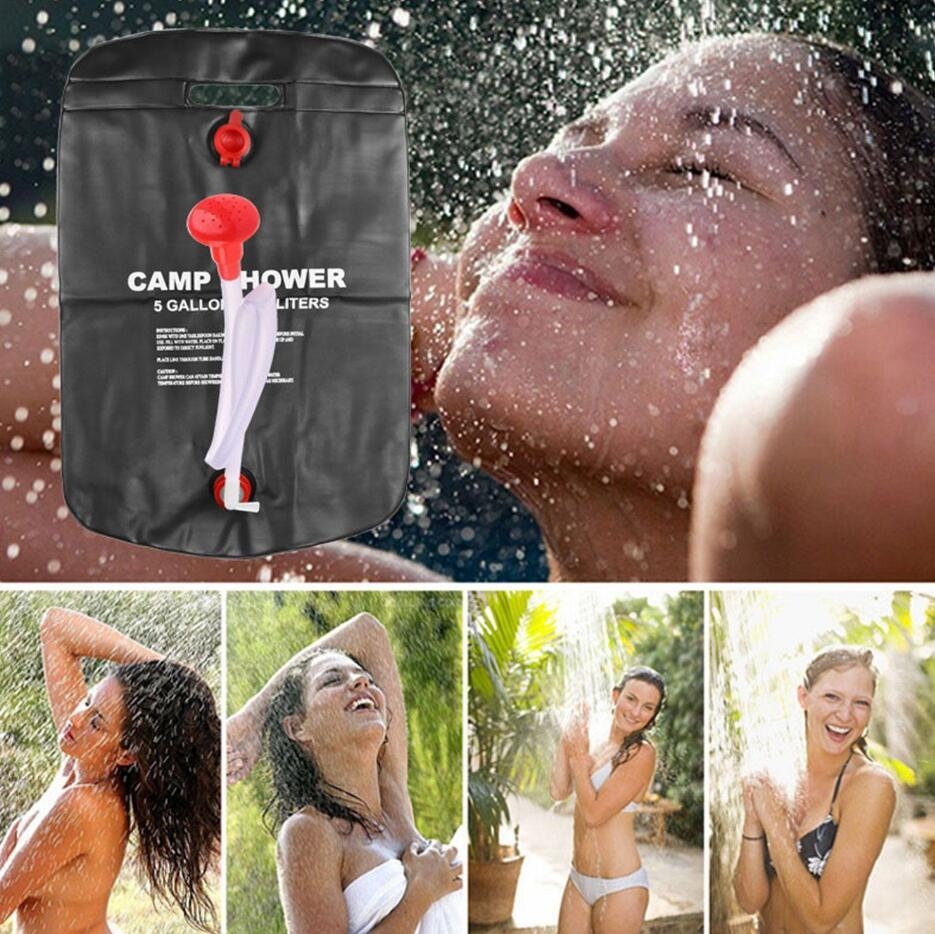 20L Outdoor Camping Hiking Solar Energy Heated Camp Shower Bag 20L Outdoor Camping Hiking Solar Energy Heated Camp Shower Bag