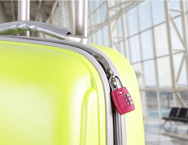 TSA Resettable 3 Digit Combination Lock Travel Luggage Suitcase Lock Padlock
